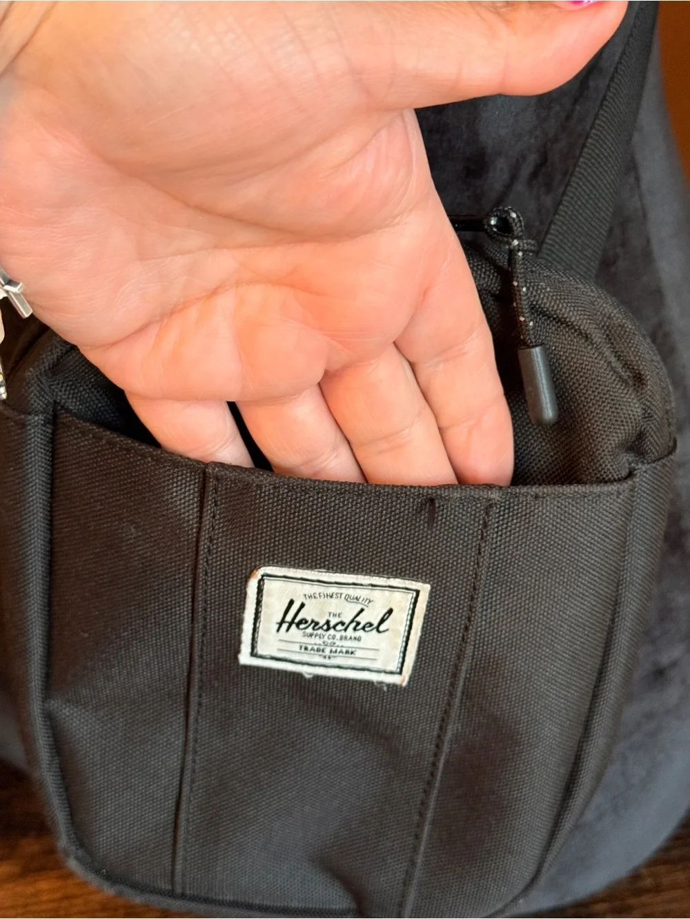 Herschel Supply Company Black Mini Crossbody Pouch
